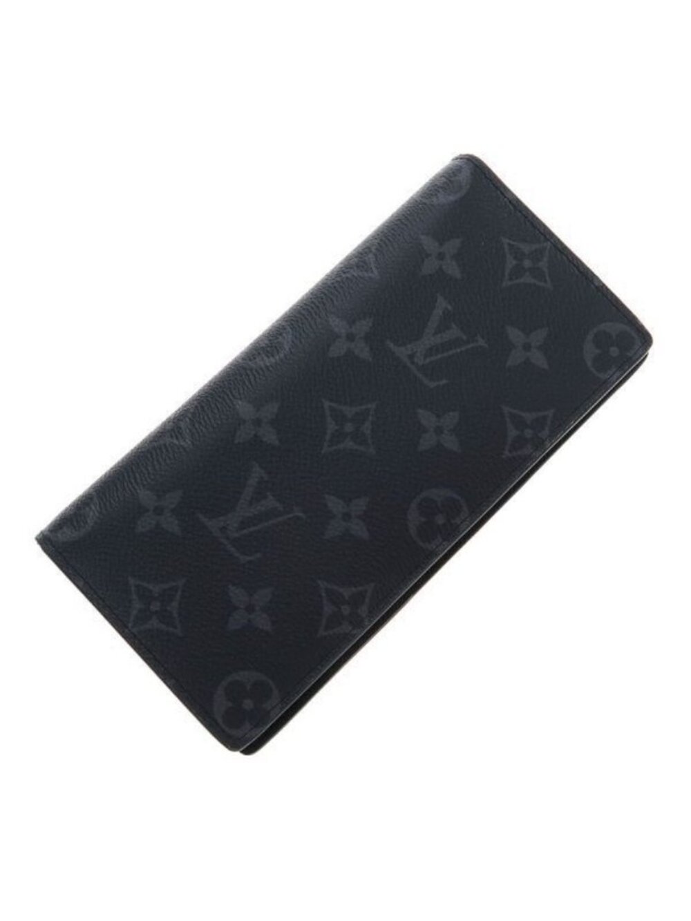 Louis Vuitton Monogram Eclipse Portefeuille Brazza Wallet